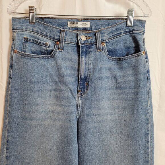 Levi's Heritage High Rise Loose Straight Jeans Women's Size 10 / 30 Blue Baggy - Picture 3 of 11